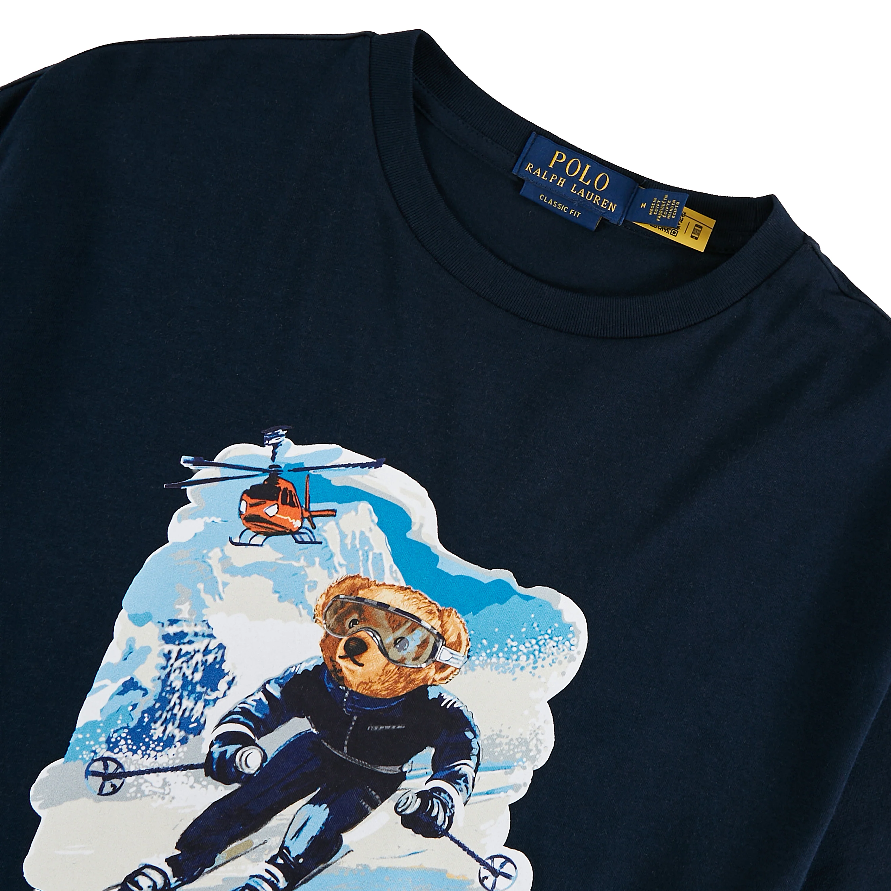 Ski Bear Tee | Blue - Image 3