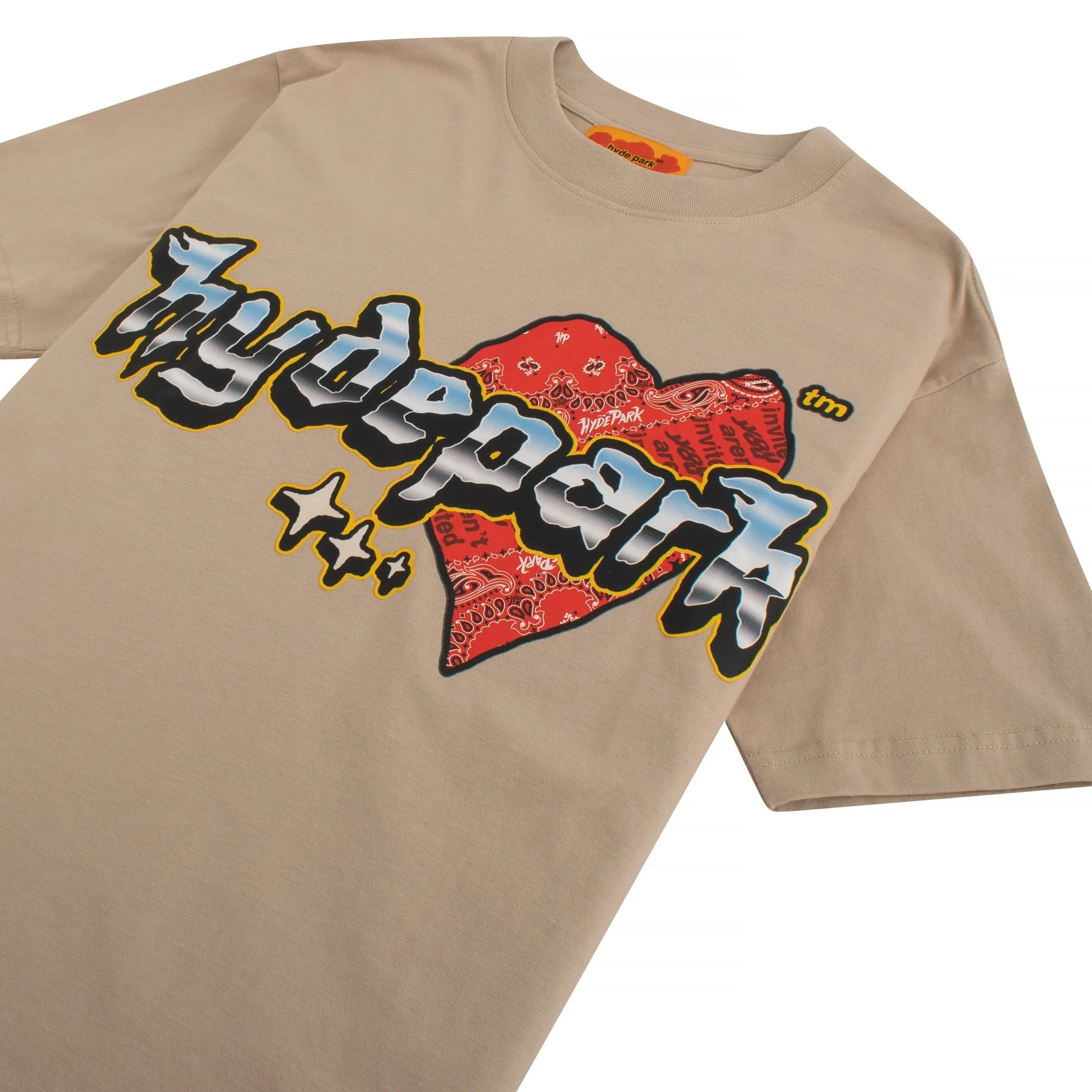 Slab Heart Tee | Cream - Image 3