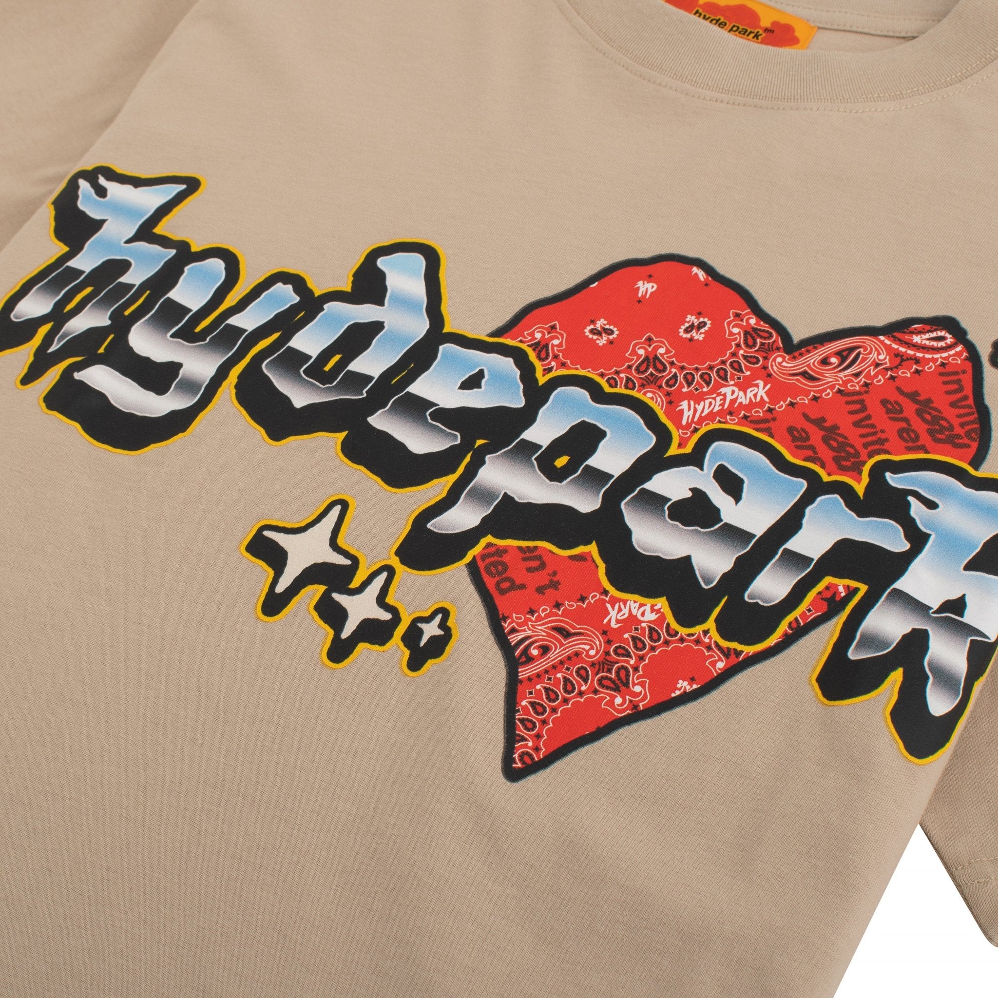 Slab Heart Tee | Cream - Image 4