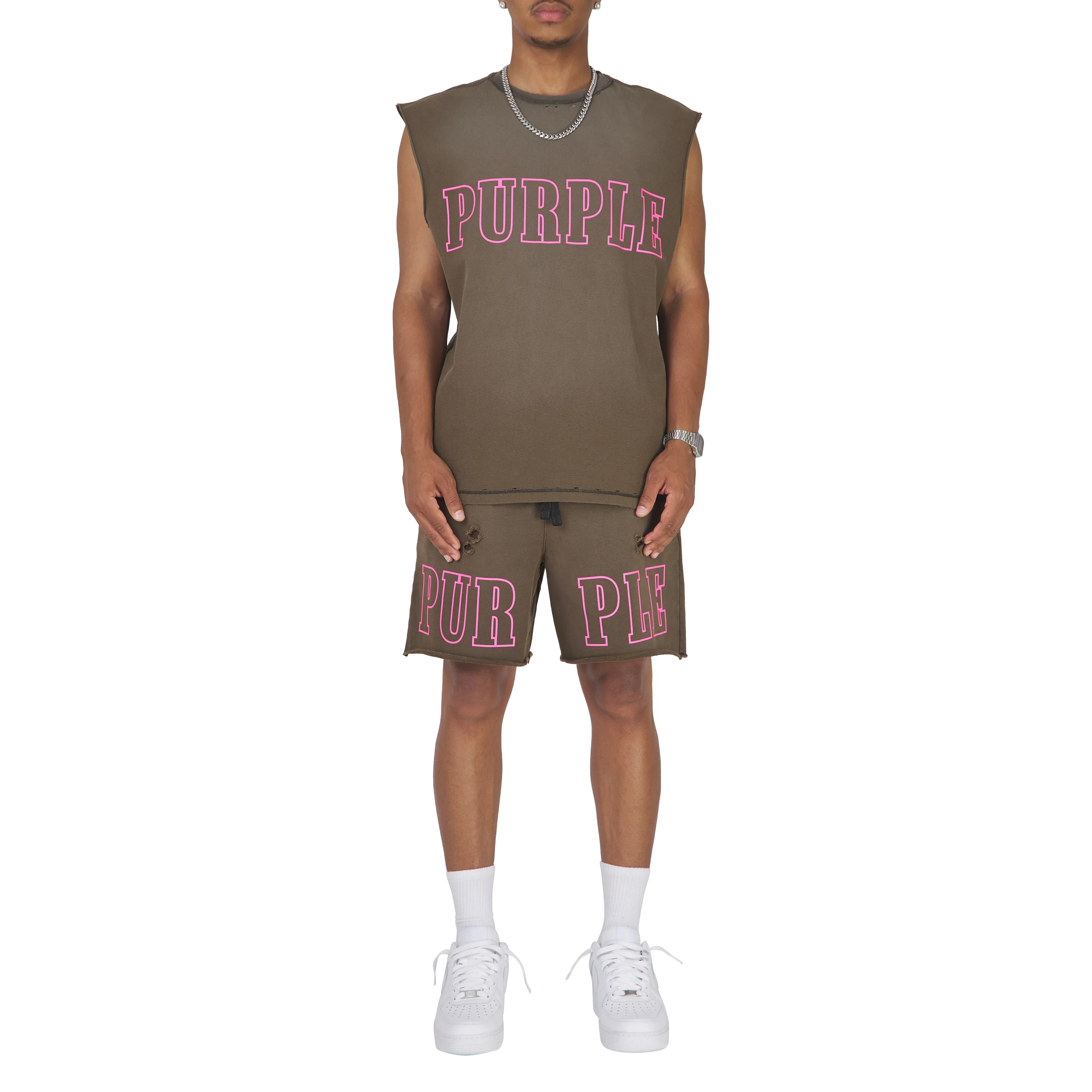 Slab Outline Short | Brown - Image 7