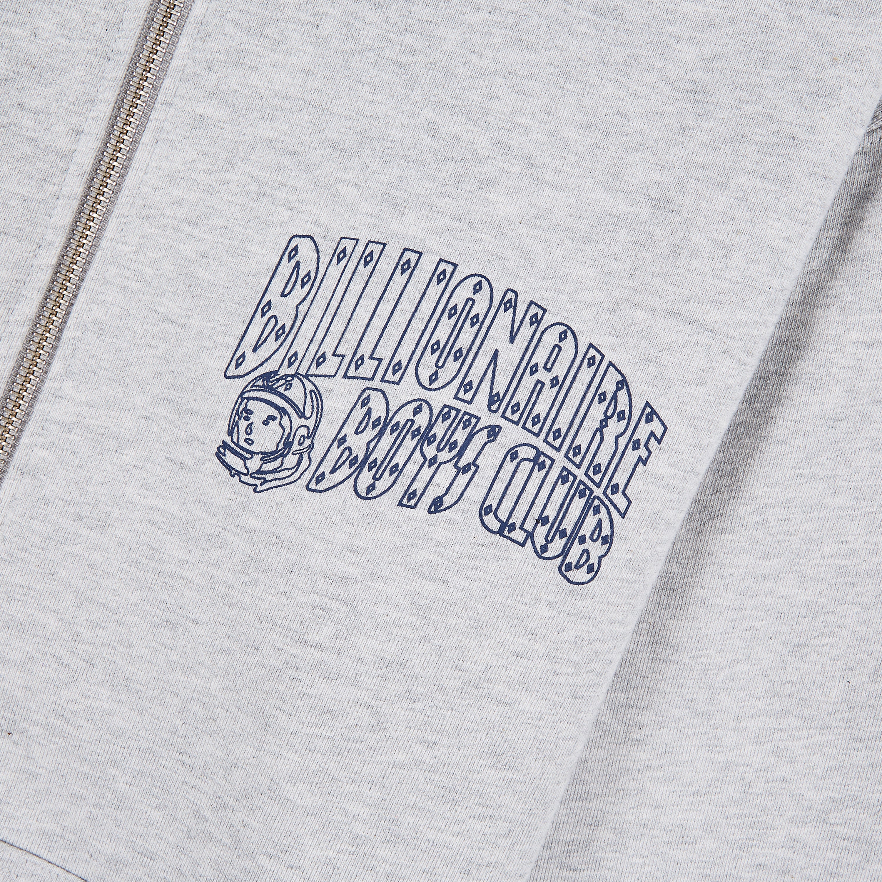 Small Swerve Zip Hoodie | Heather Grey - Image 3