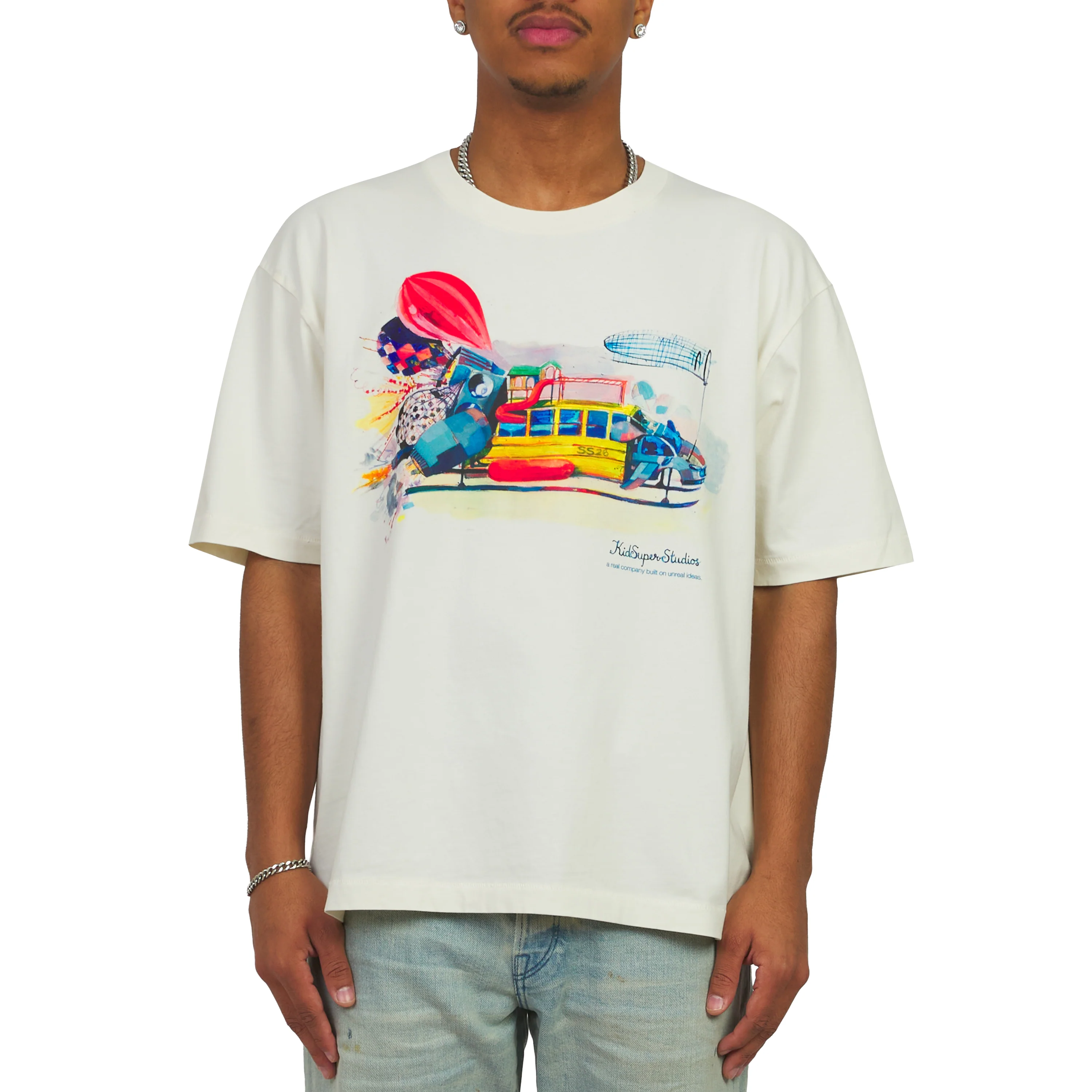 Spaceship Tee | Natural - Image 3
