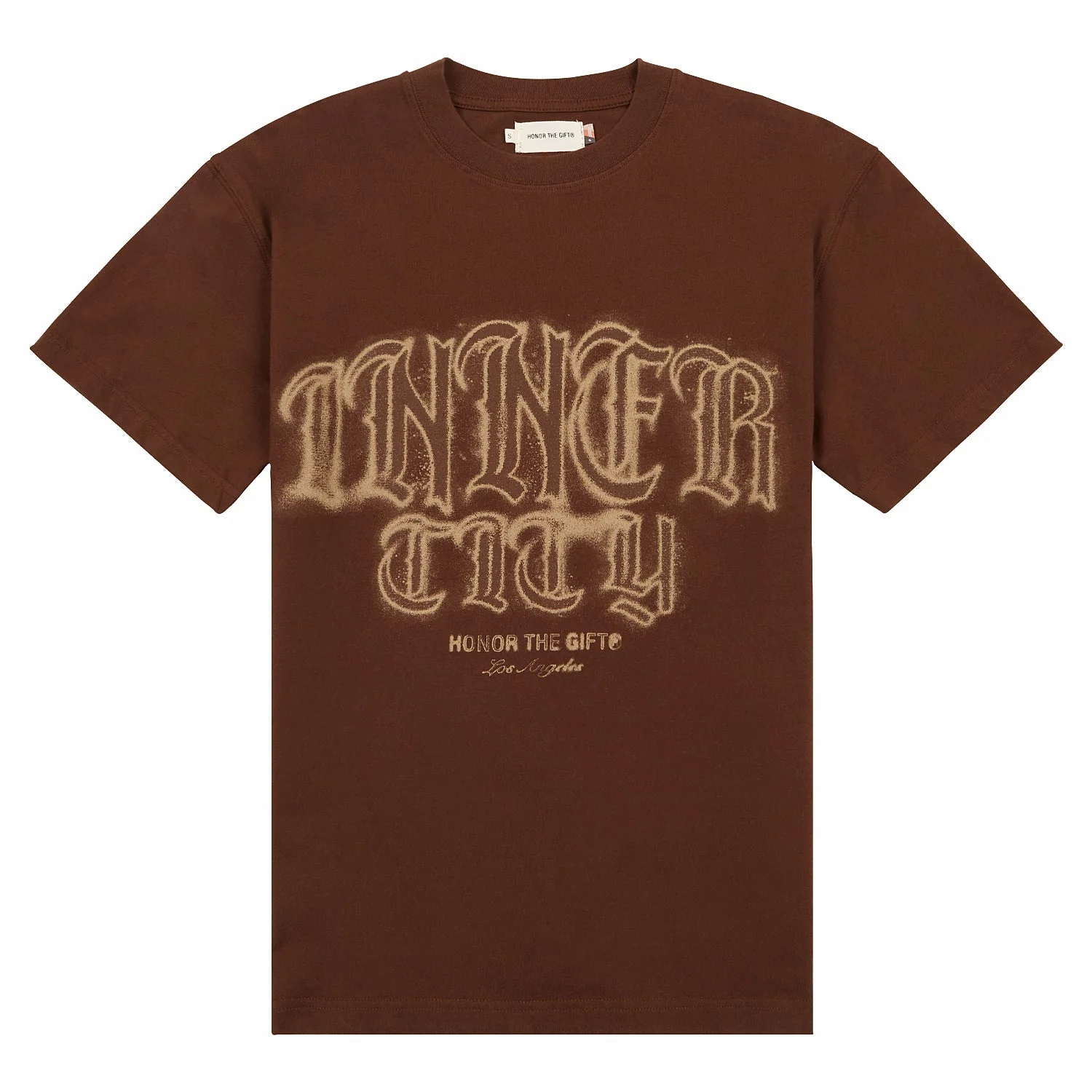 Stamp Inner City Tee | Brown