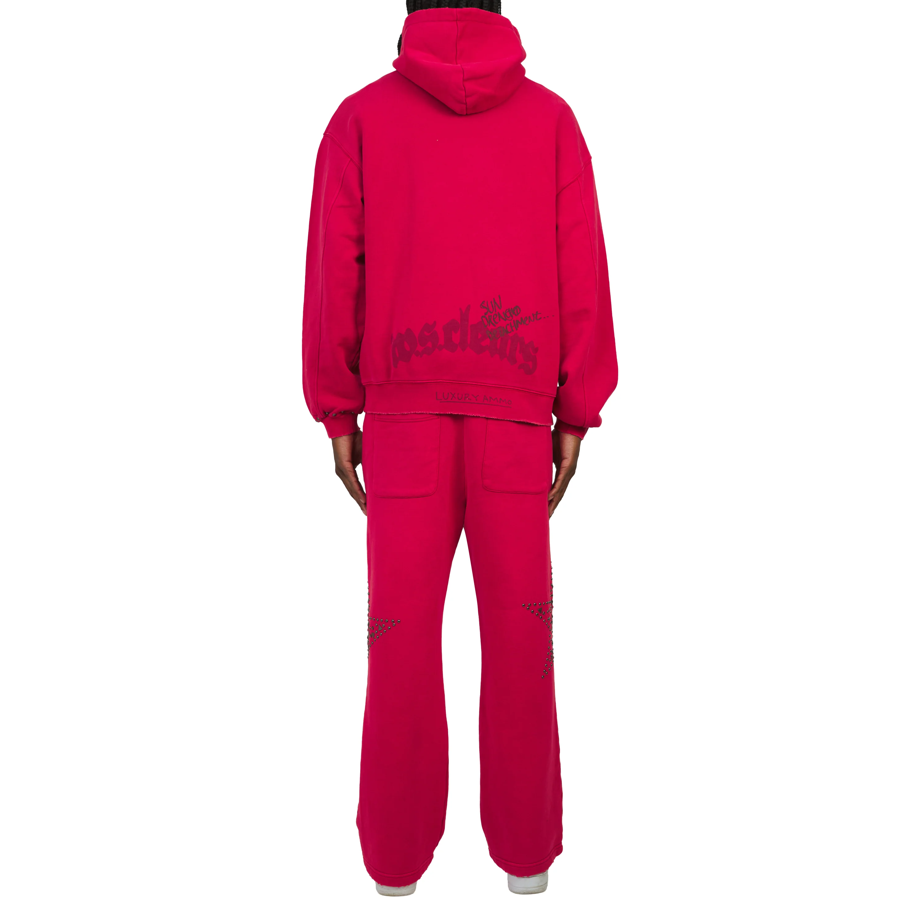 Star Studded Sweatpant | Vintage Red - Image 10