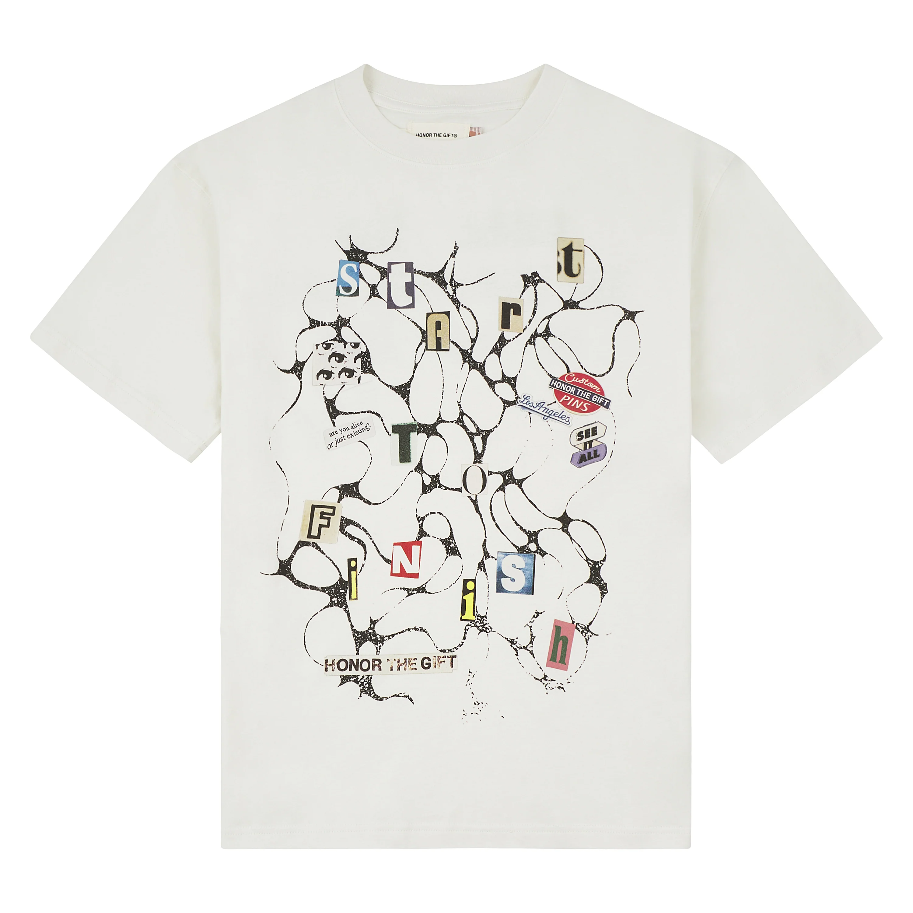 Start To Finish Tee | Bone