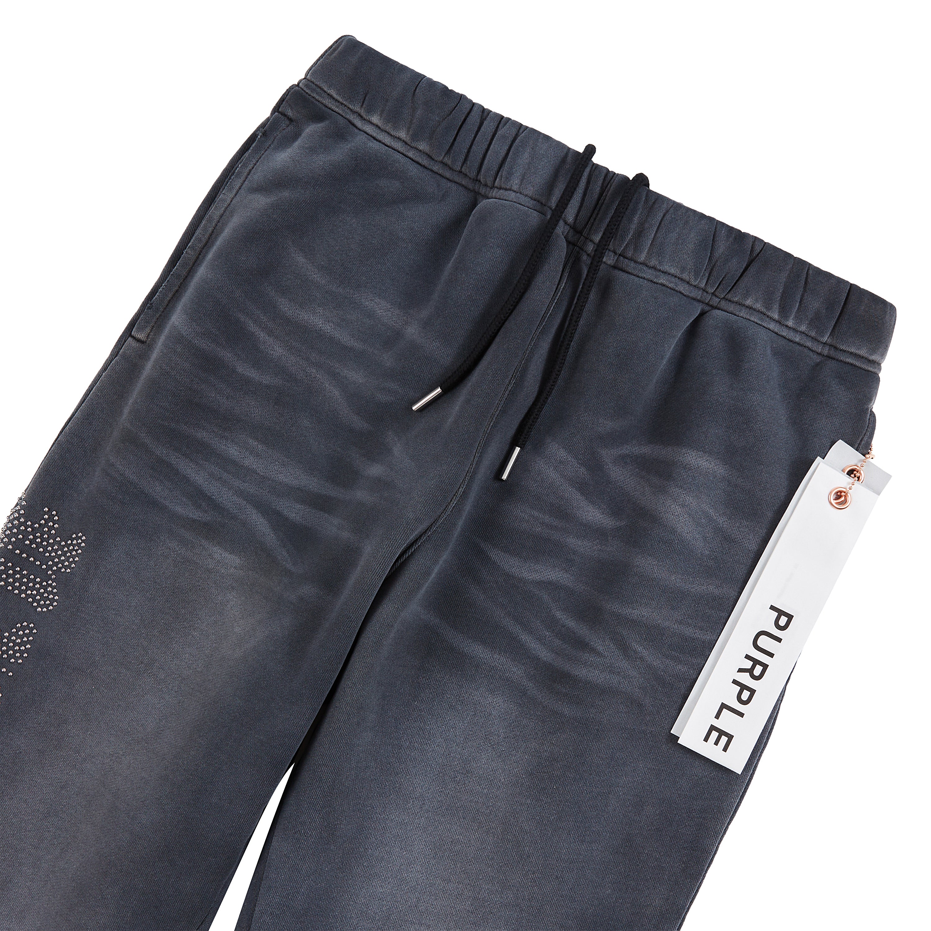 Studded Slab Sweatpant | Washed Black - Image 3