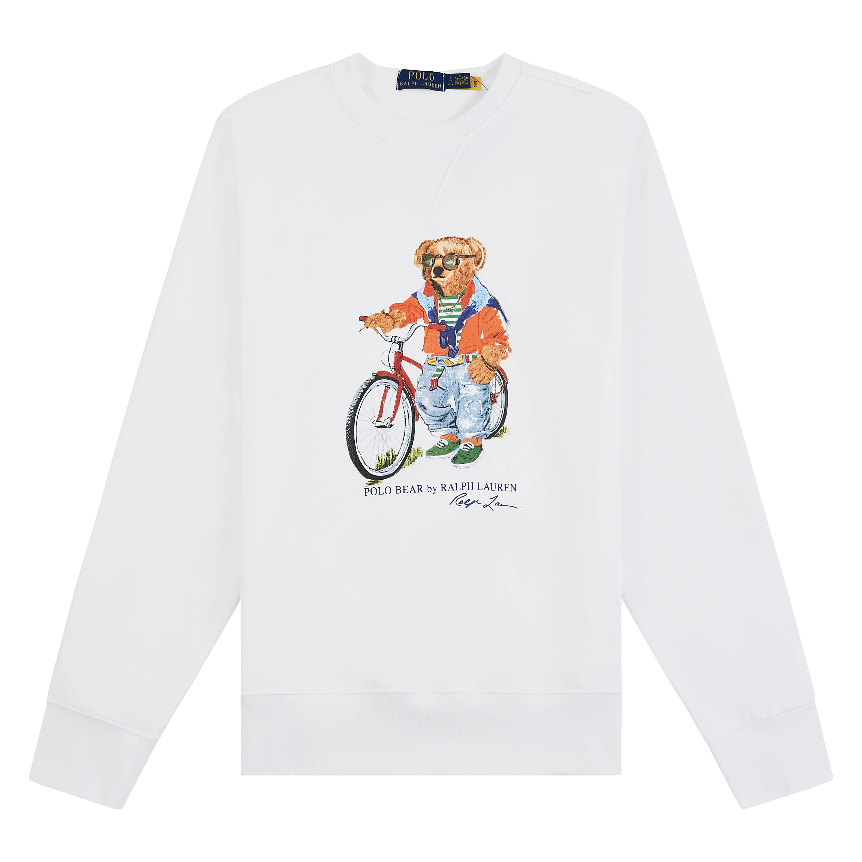 Summer Bear Sweatshirt | White