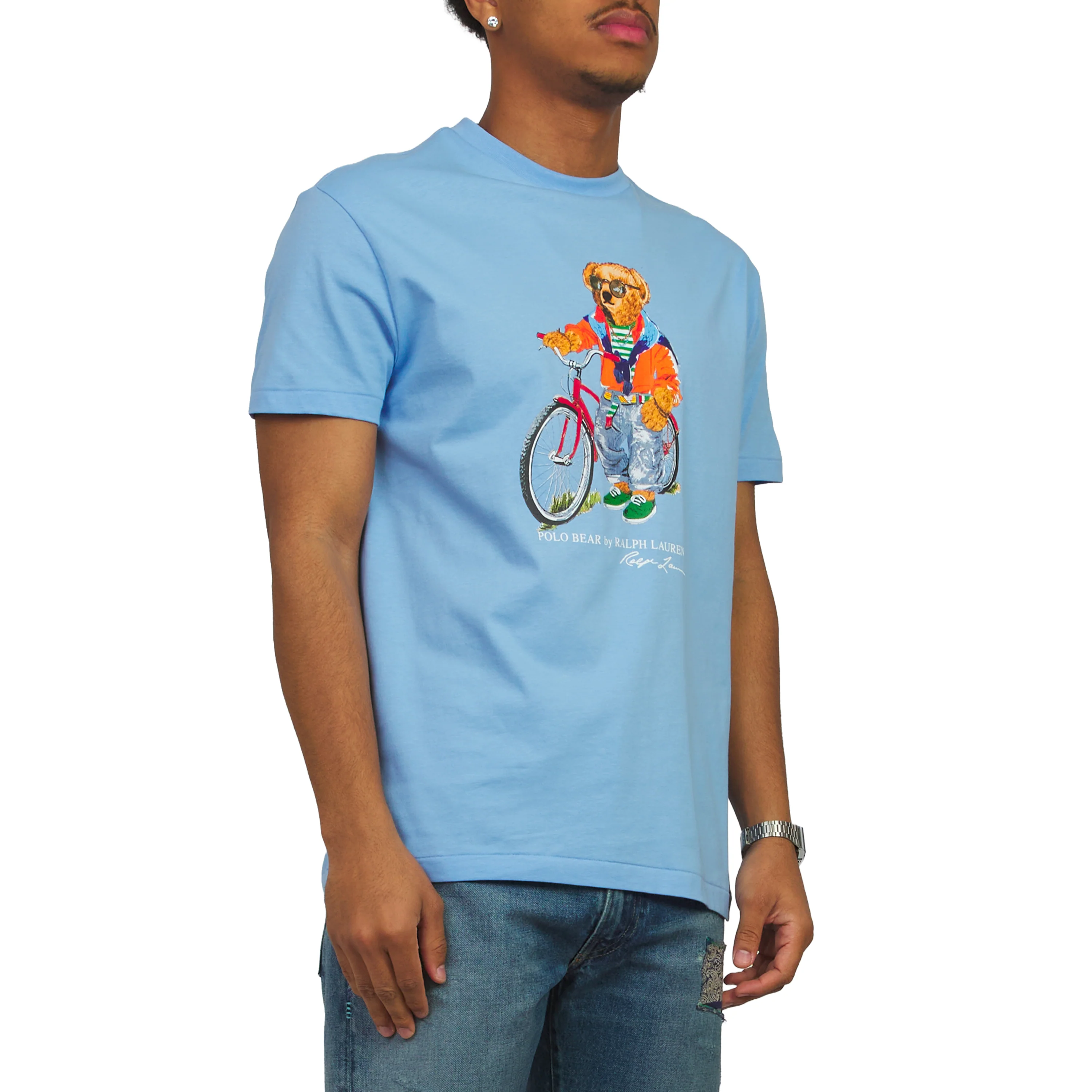 Summer Bear Tee | Austin Blue - Image 2