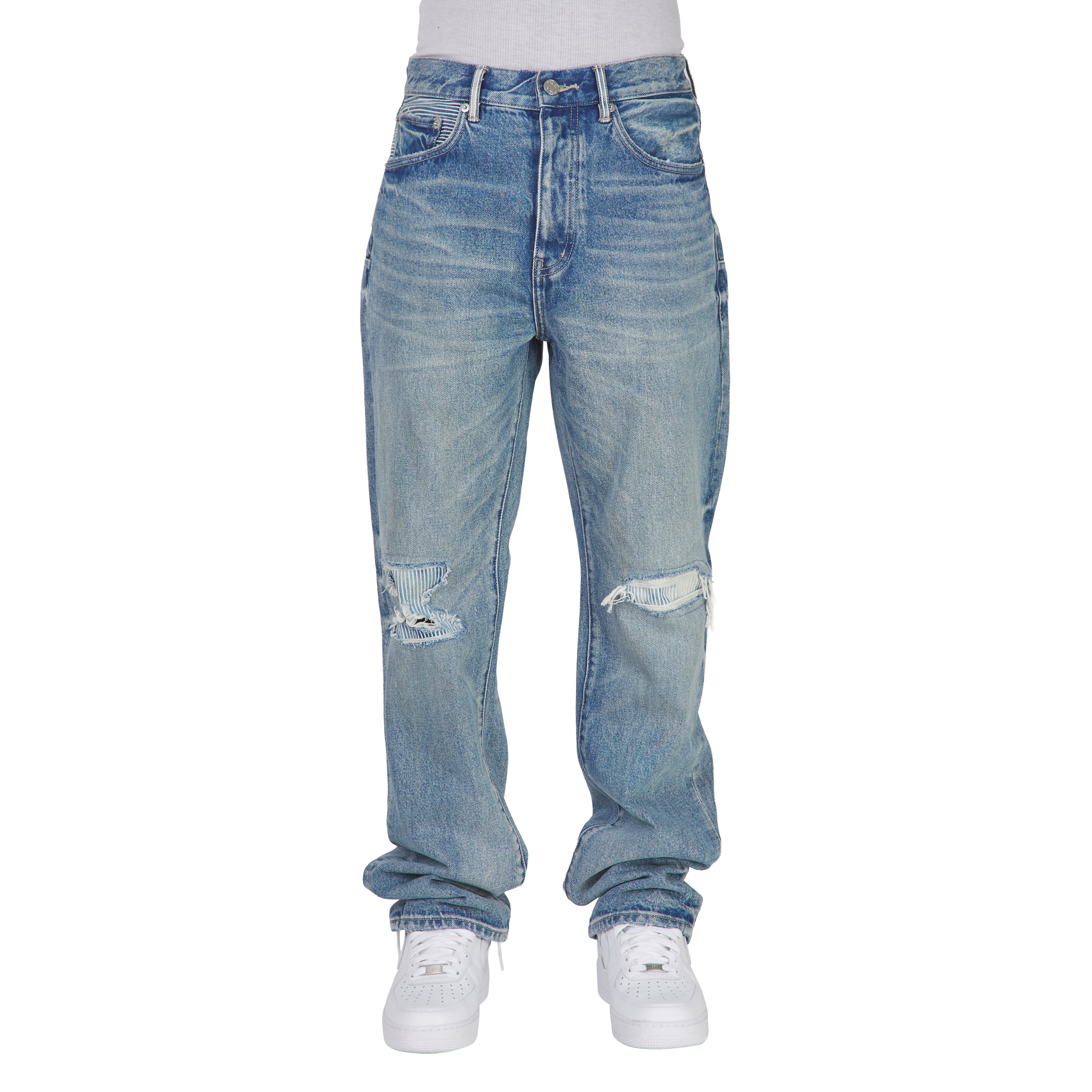 Sun Faded Hickory Denim - Image 3
