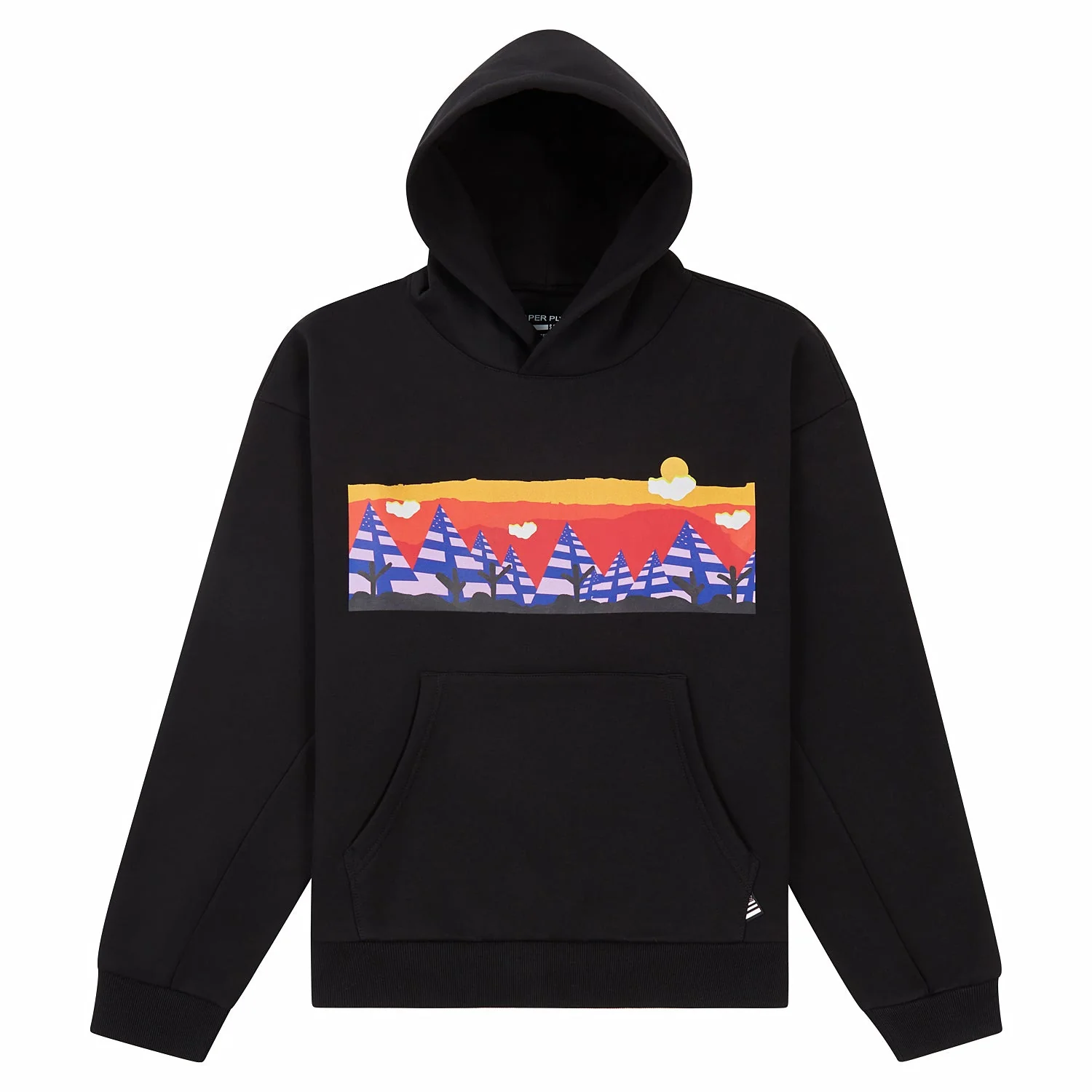 The Landscape Hoodie | Black