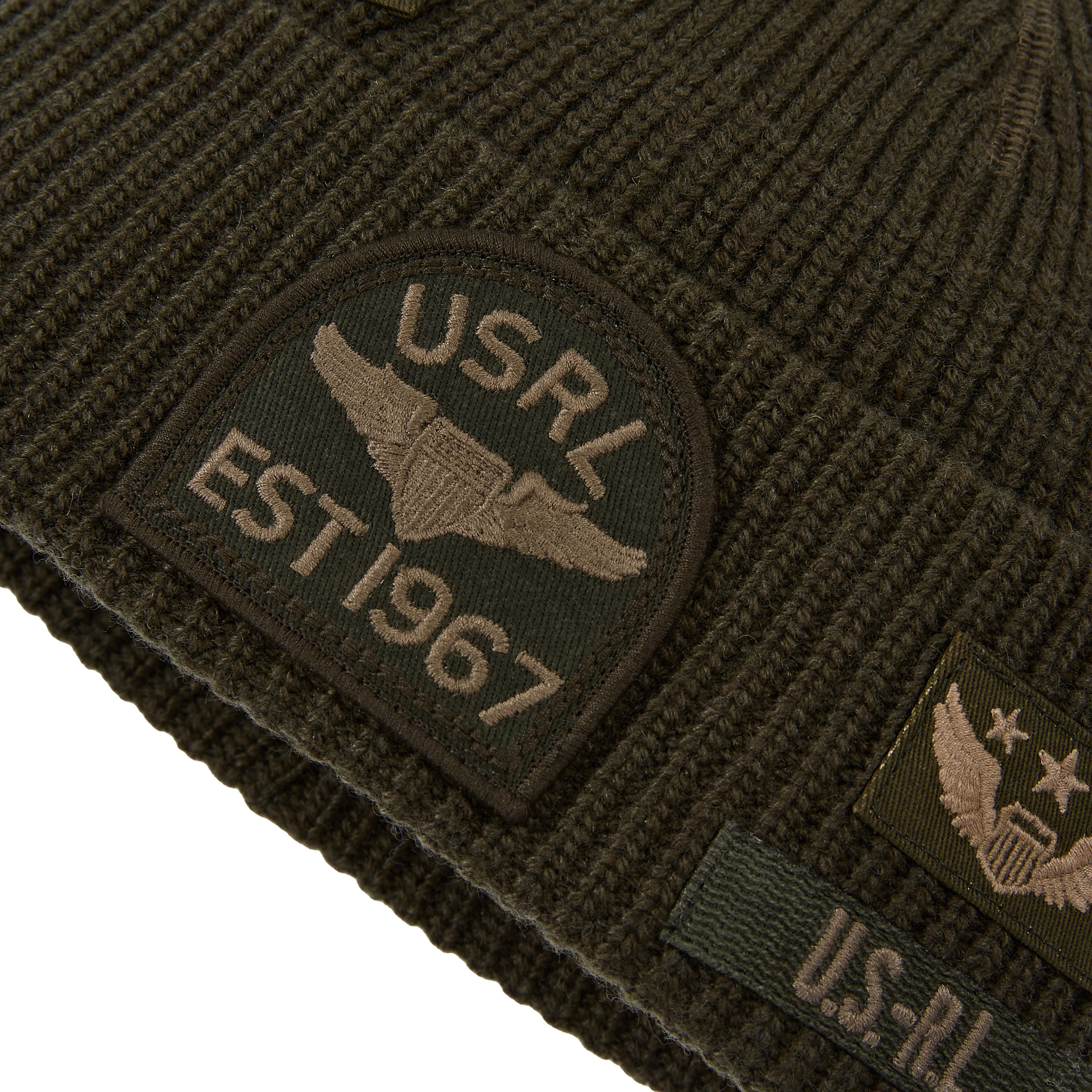 Tonal Patch Watch Beanie | Company Olive - Image 3