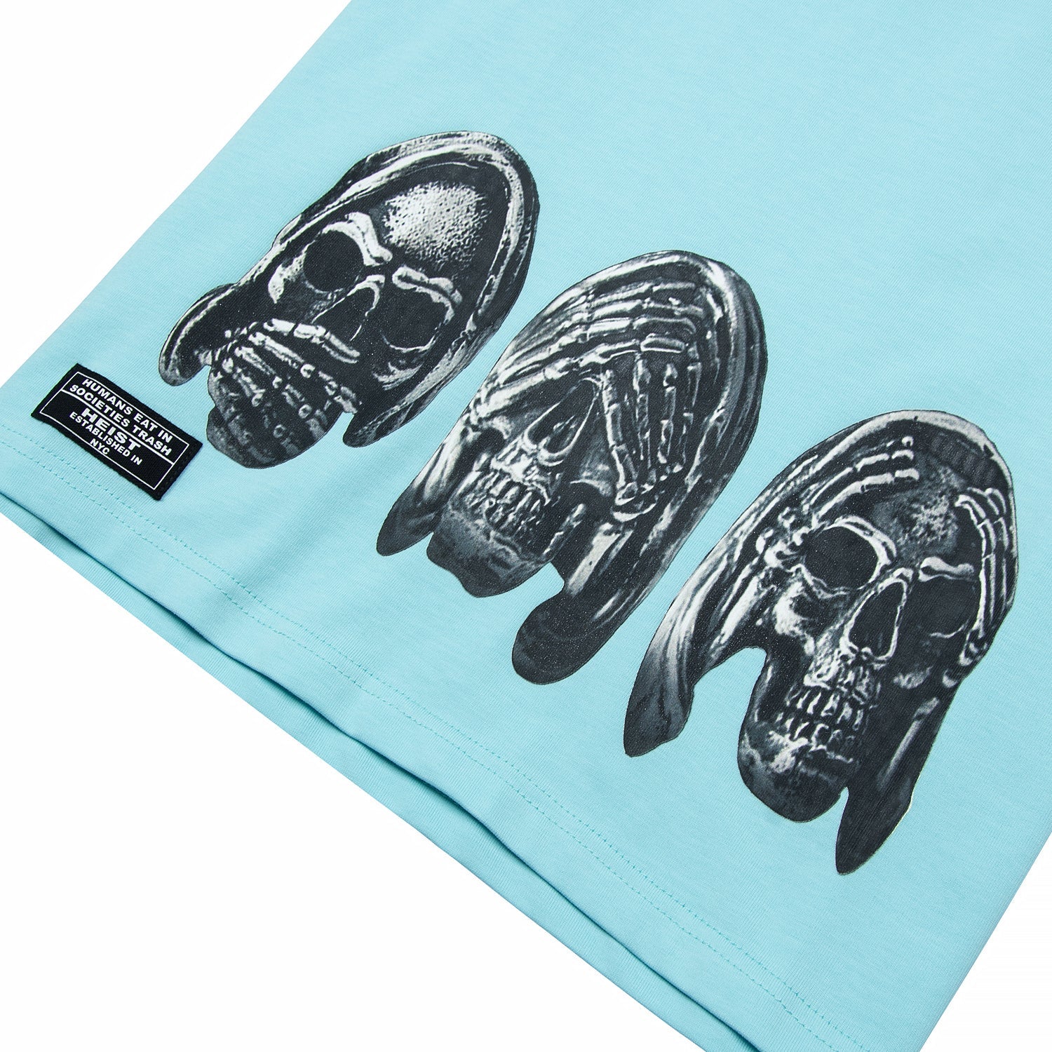 Trust No One Tee | Aqua - Image 3