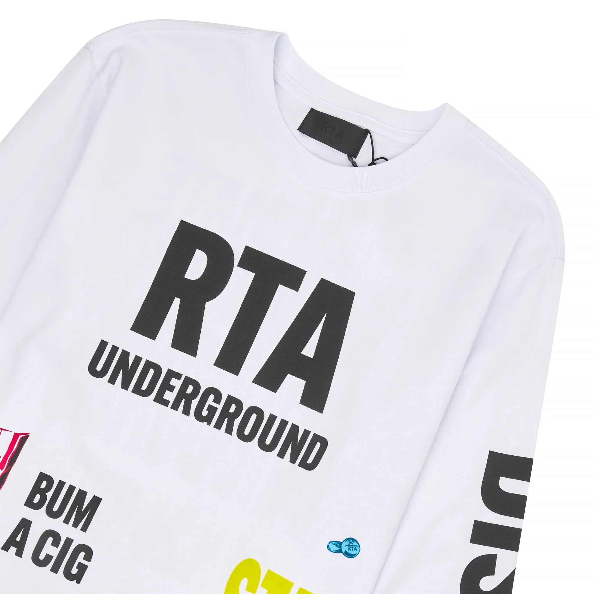 Underground L/S Tee | White - Image 3