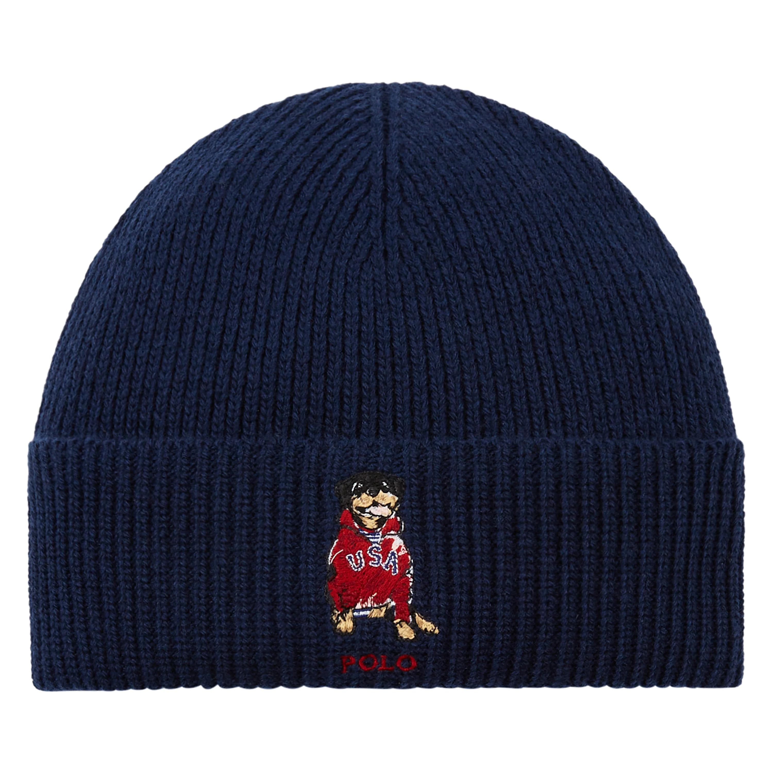 USA Dog Beanie | Navy