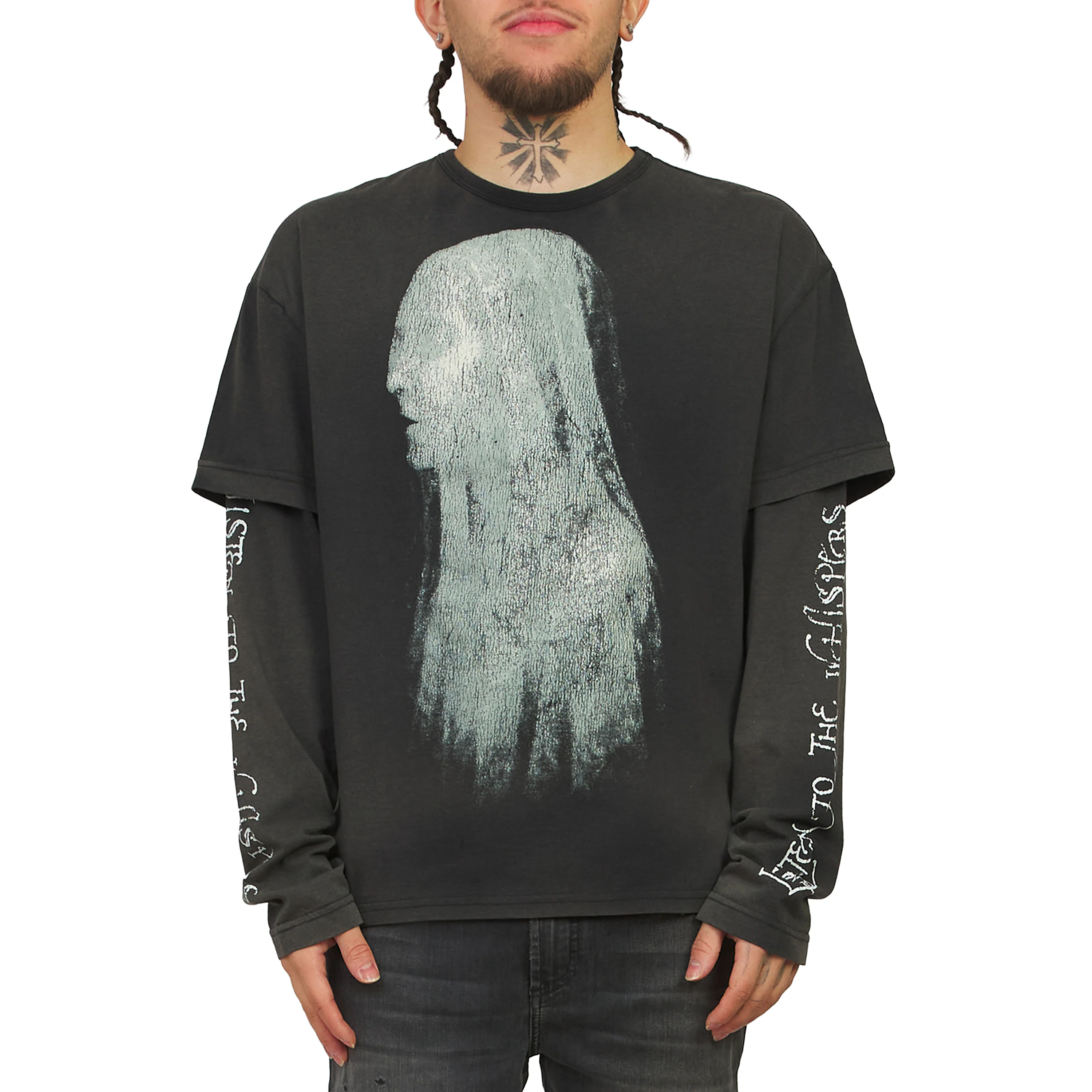 Veils L/S Tee | Vintage Black - Image 3