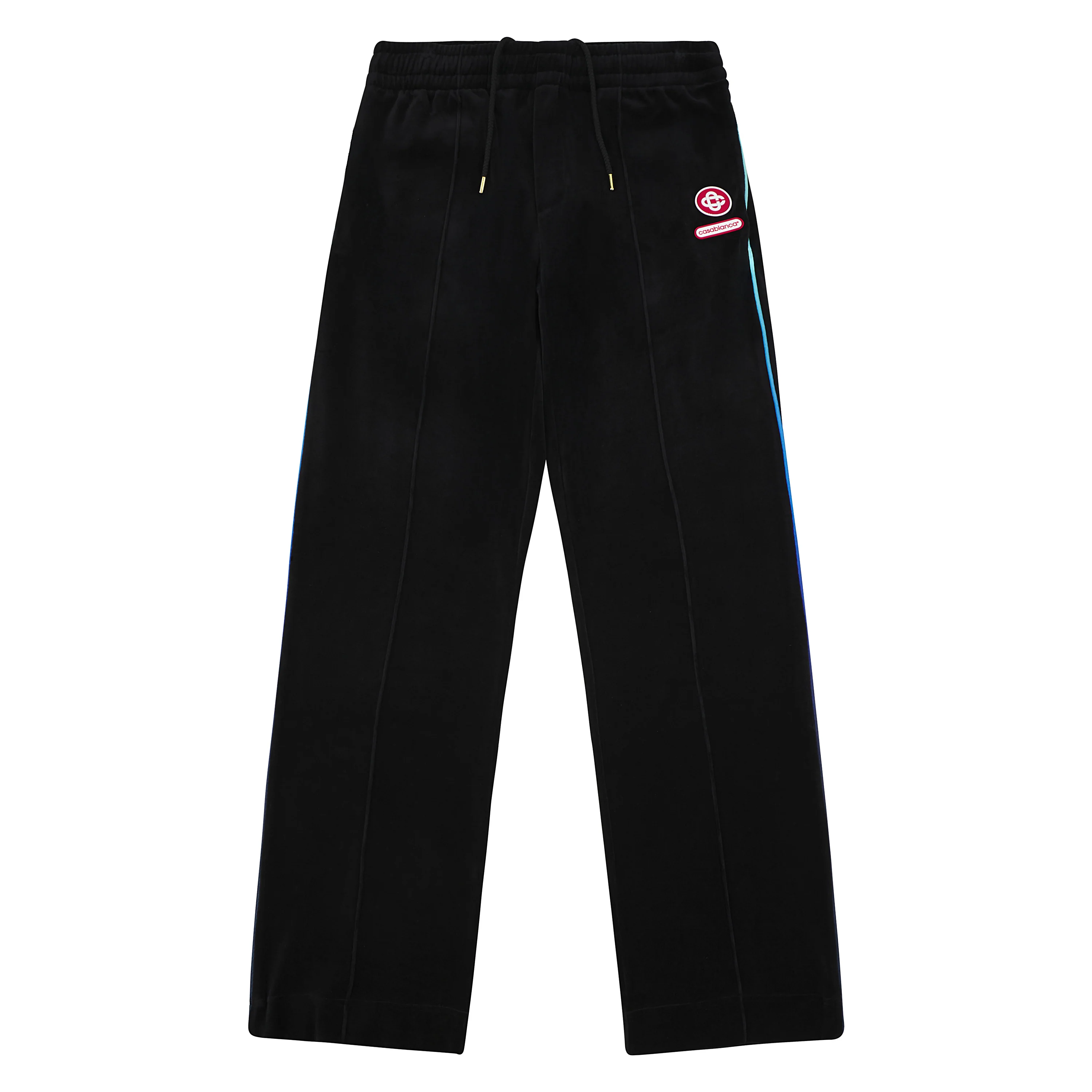 Gradient Piping Velour Track Pant