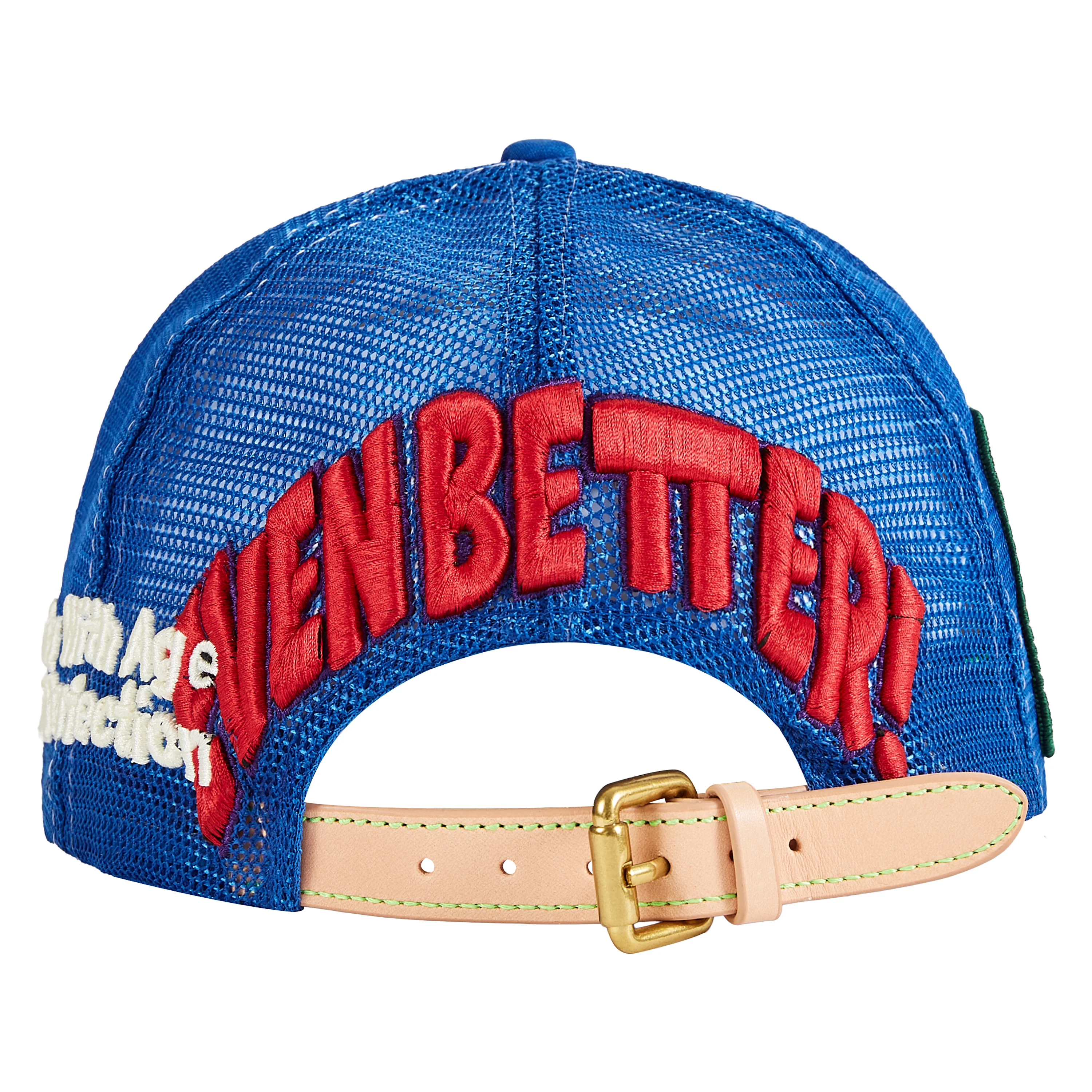 Very Good Vintage Hat | Blue/White/Orange - Image 4