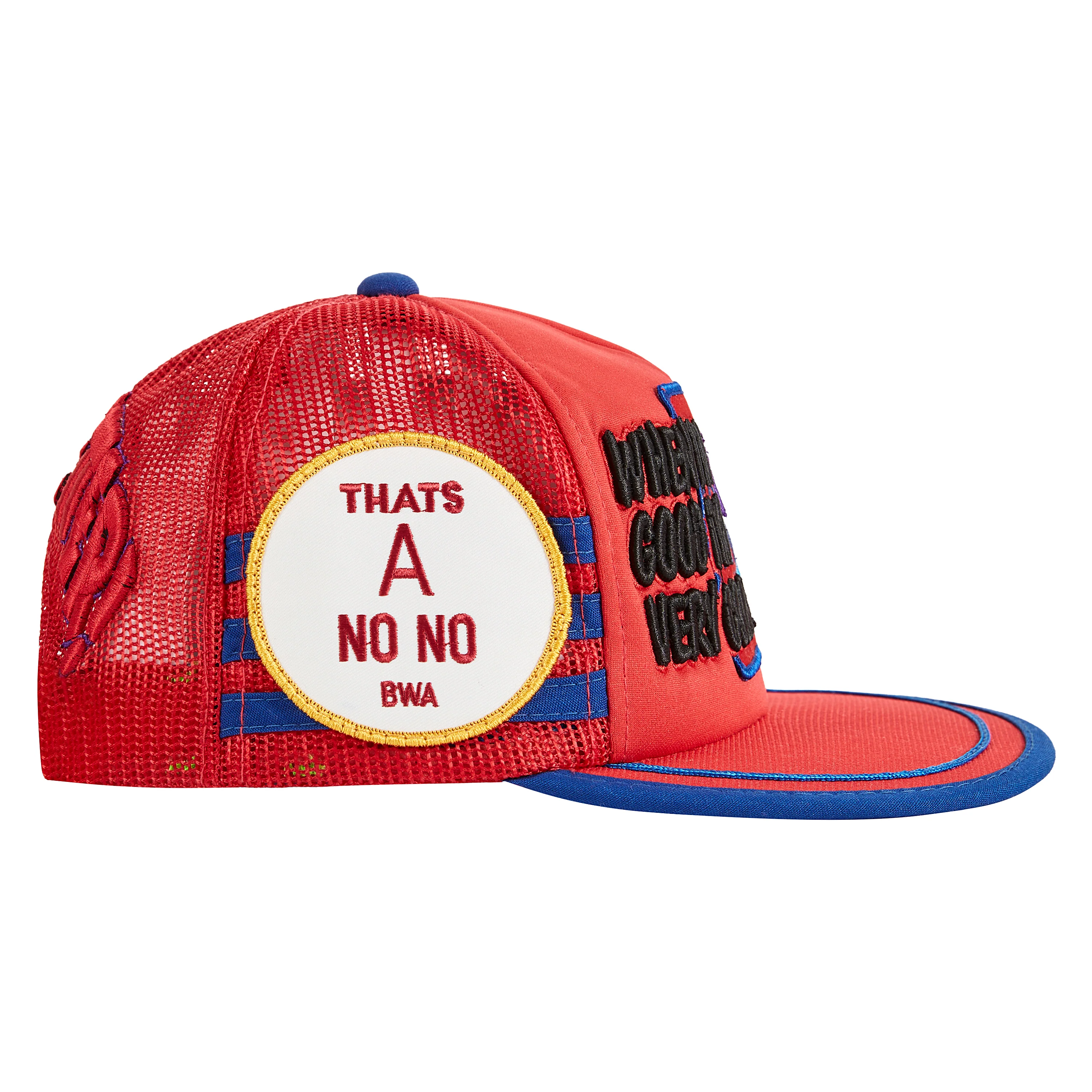 Very Good Vintage Hat | Red/Blue - Image 5