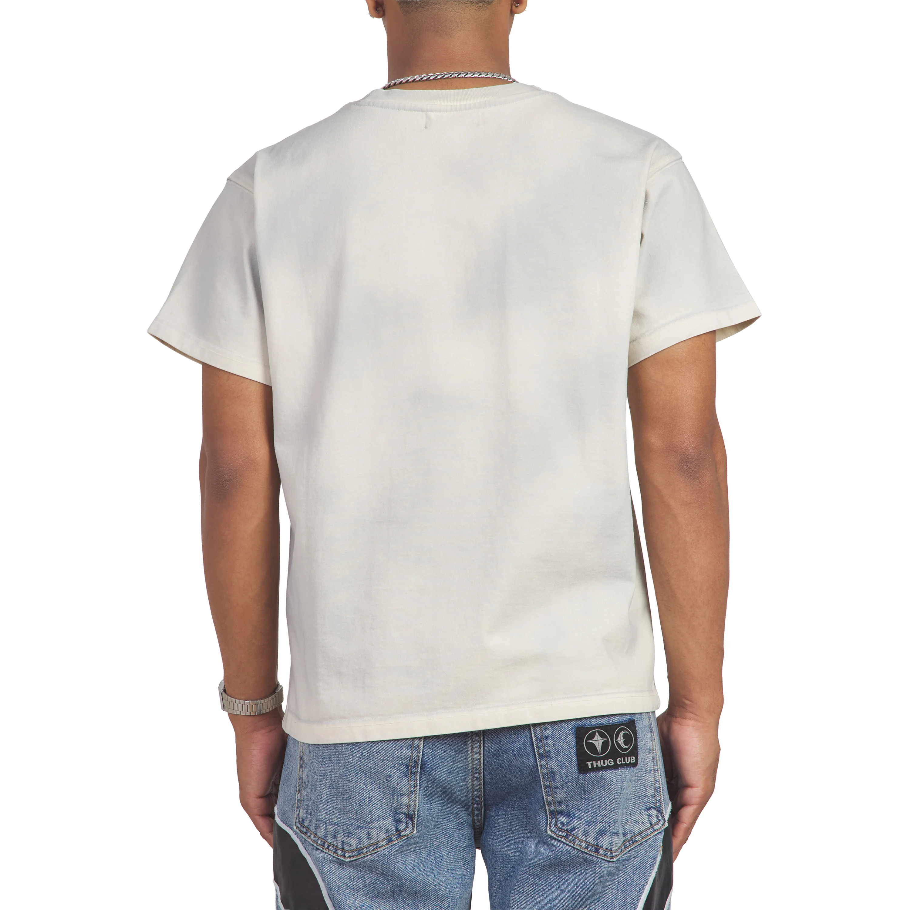Vintage Riding Skull Tee | Cream - Image 4