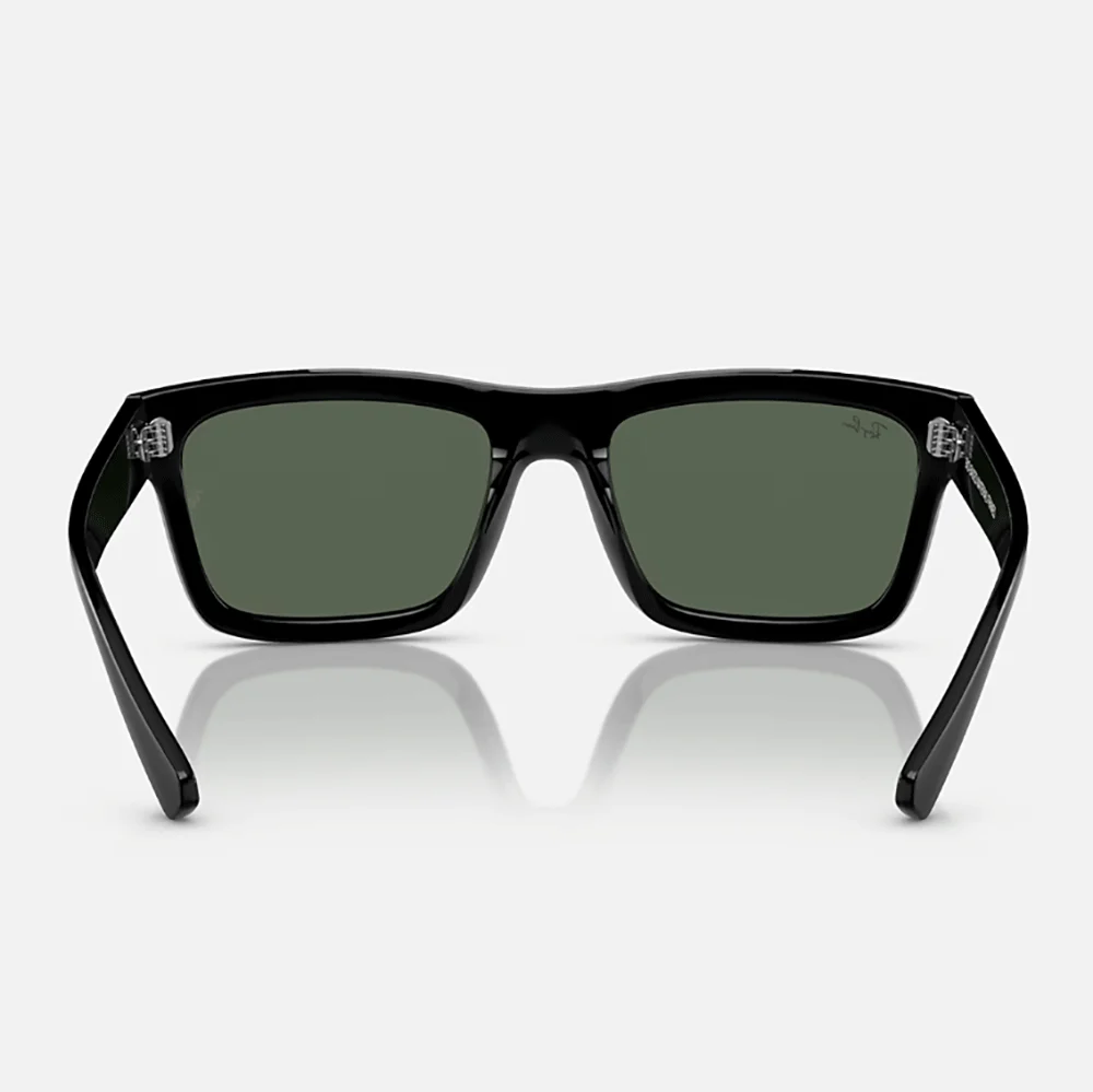 Warren Sunglasses | Black/Dark Green - Image 4