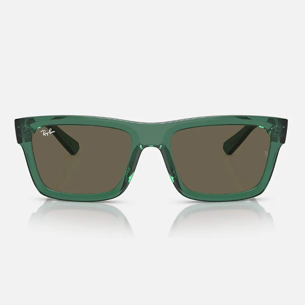 Warren Sunglasses | Transparent Green/Brown - Image 2