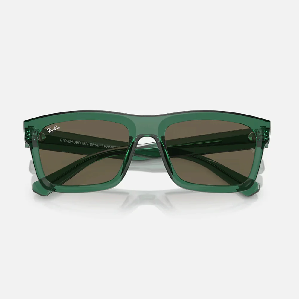 Warren Sunglasses | Transparent Green/Brown - Image 5
