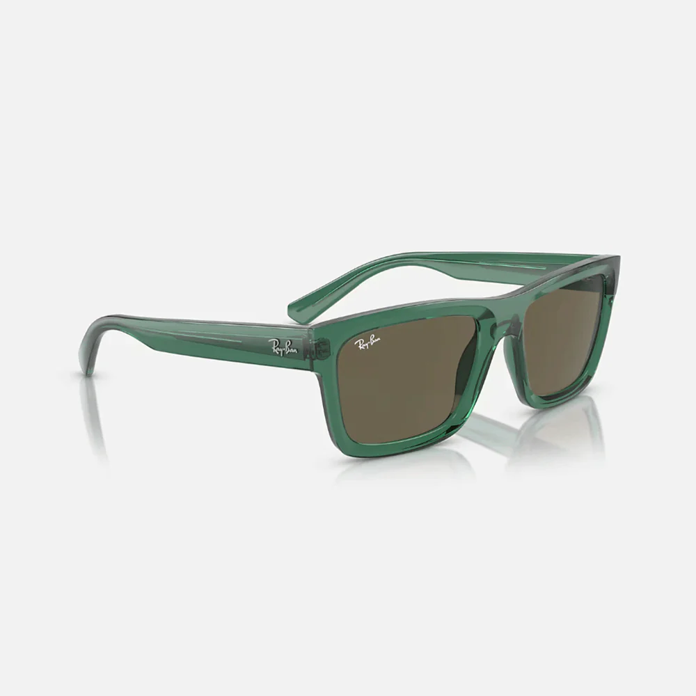 Warren Sunglasses | Transparent Green/Brown - Image 6