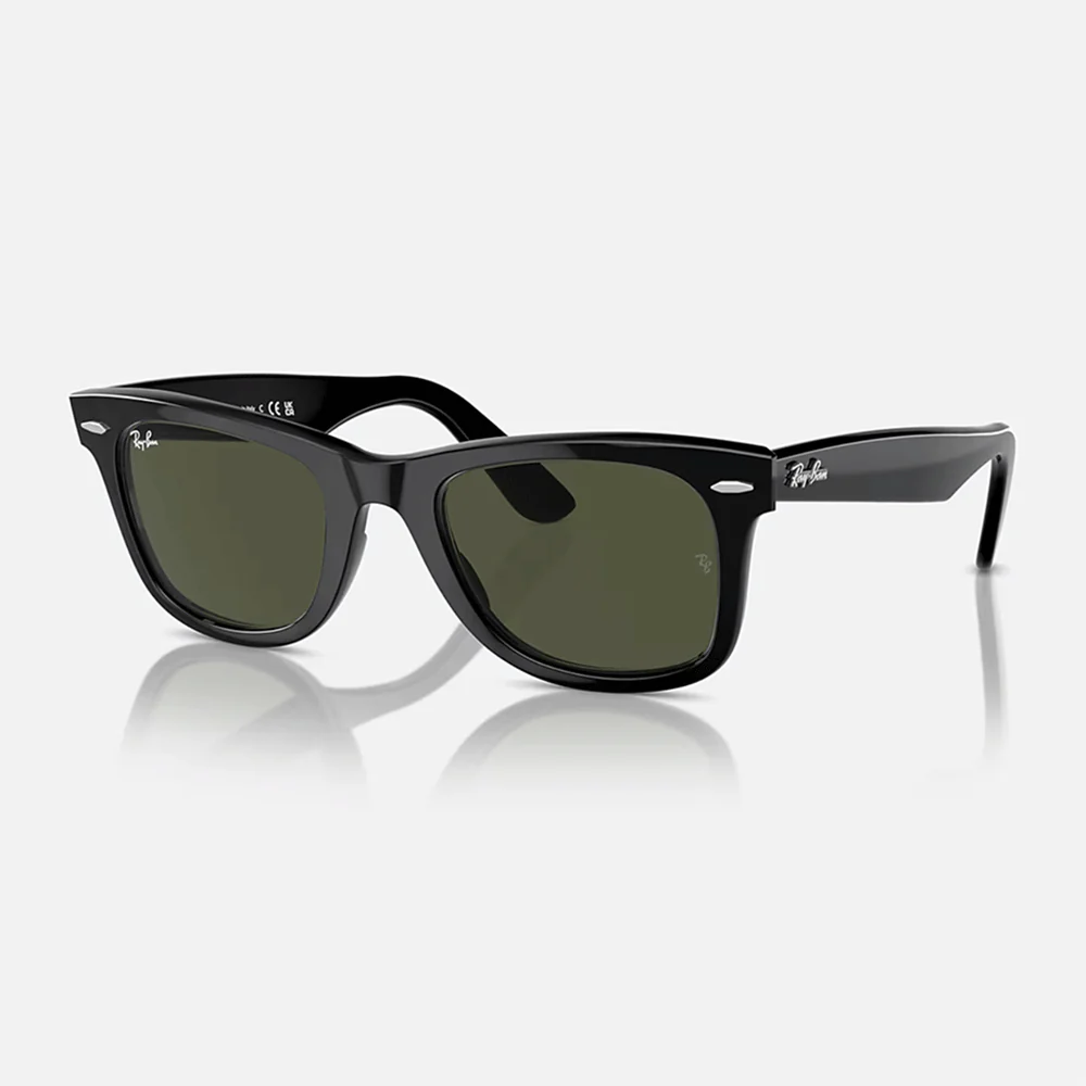 OG Wayfarer Sunglasses | Black/Green