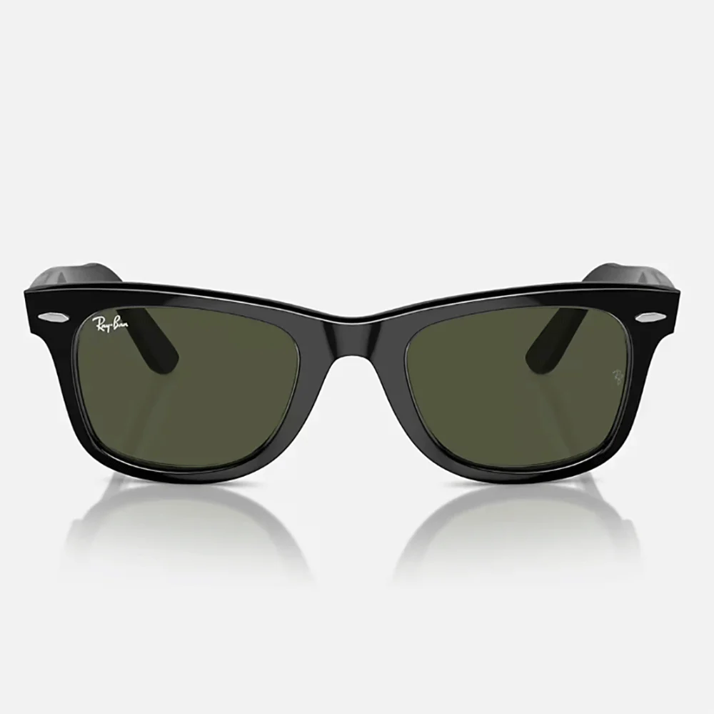 OG Wayfarer Sunglasses | Black/Green - Image 2