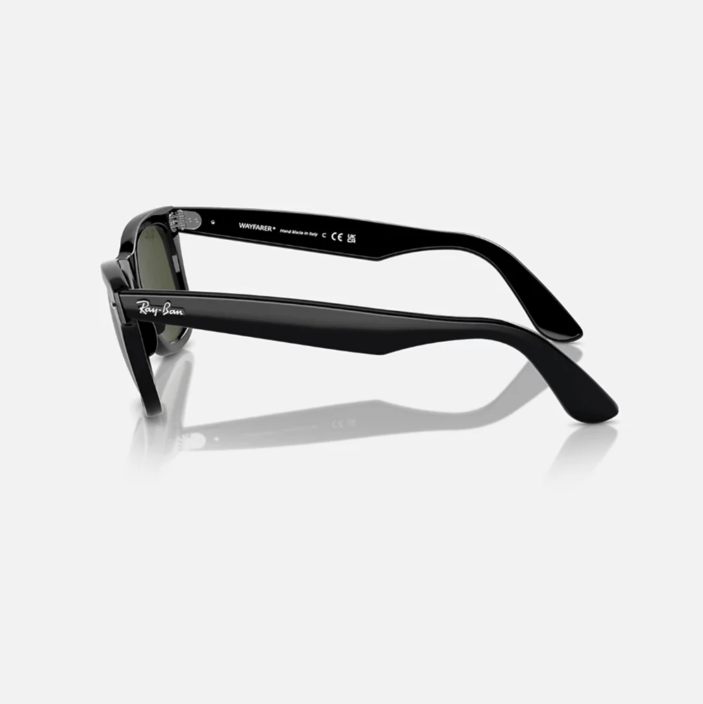 OG Wayfarer Sunglasses | Black/Green - Image 3