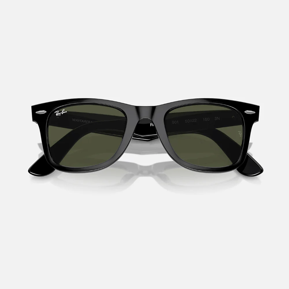 OG Wayfarer Sunglasses | Black/Green - Image 6