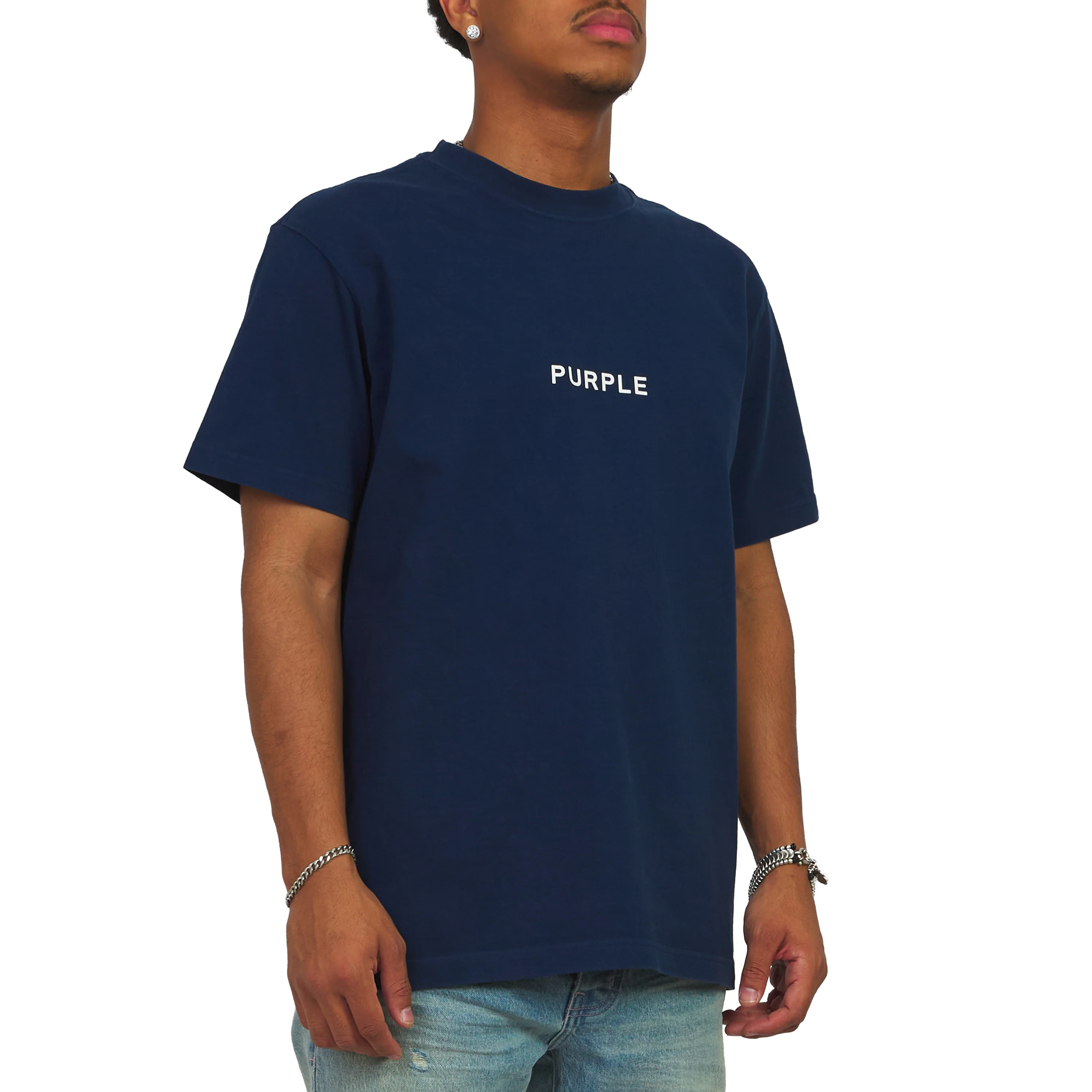 Wordmark Tee | Navy - Image 2