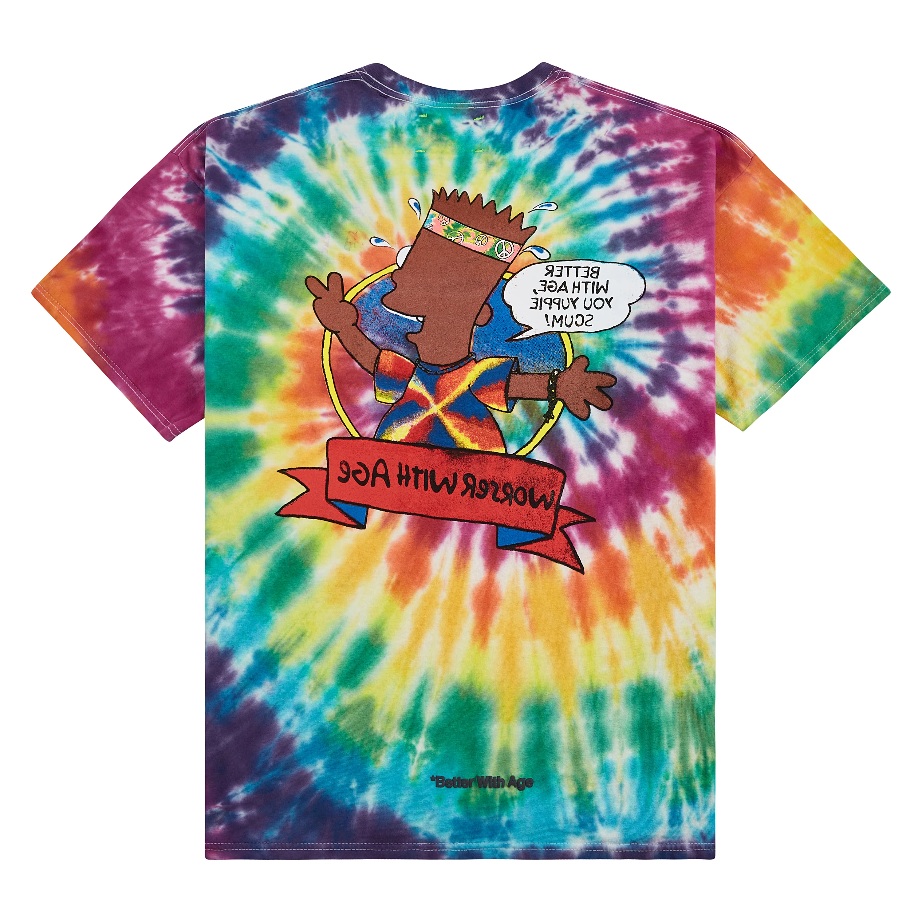 Worser Tie-Dye Tee | Green(2XL) - Image 2