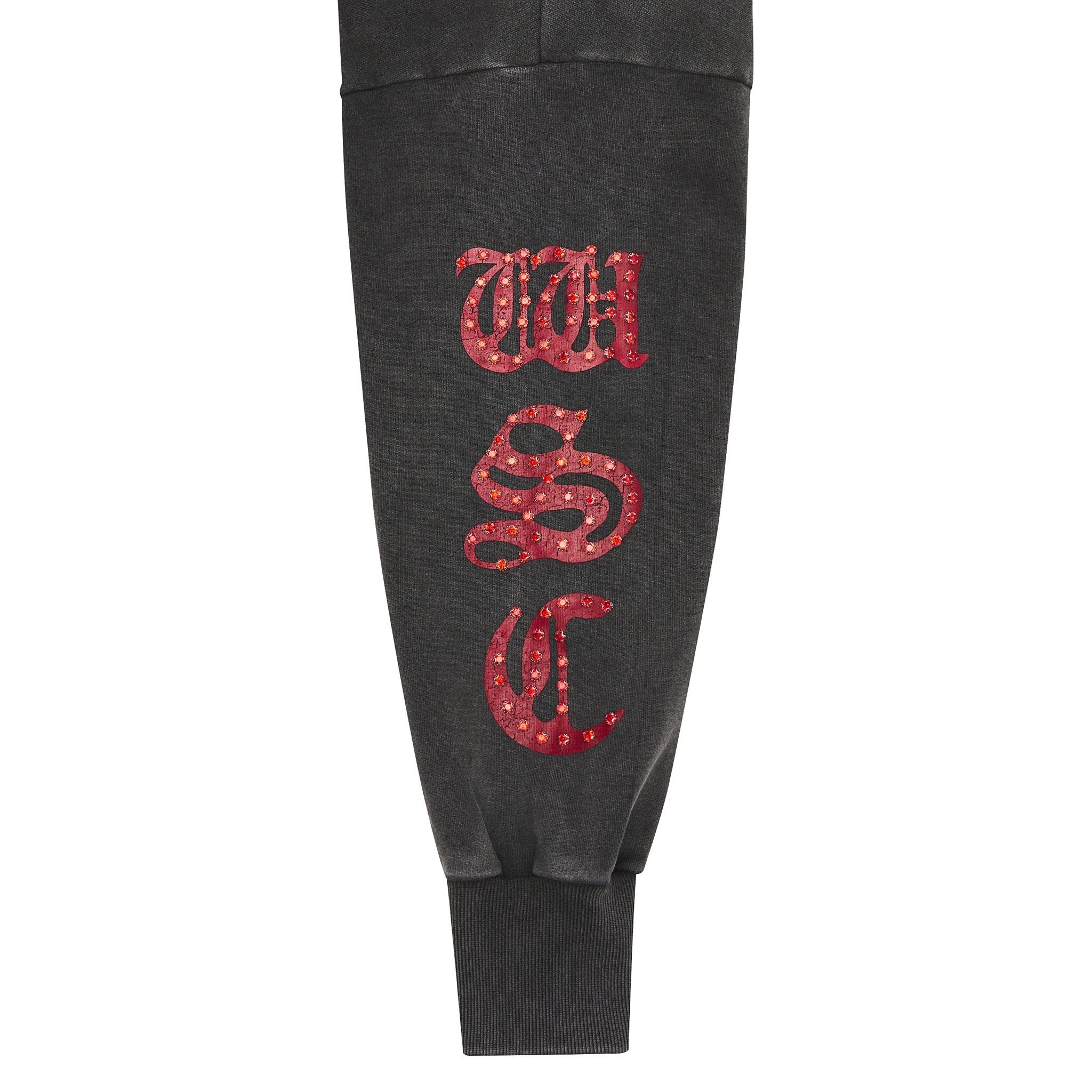 WSC Rhinestone Sweatshirt | Black/Red - Image 5