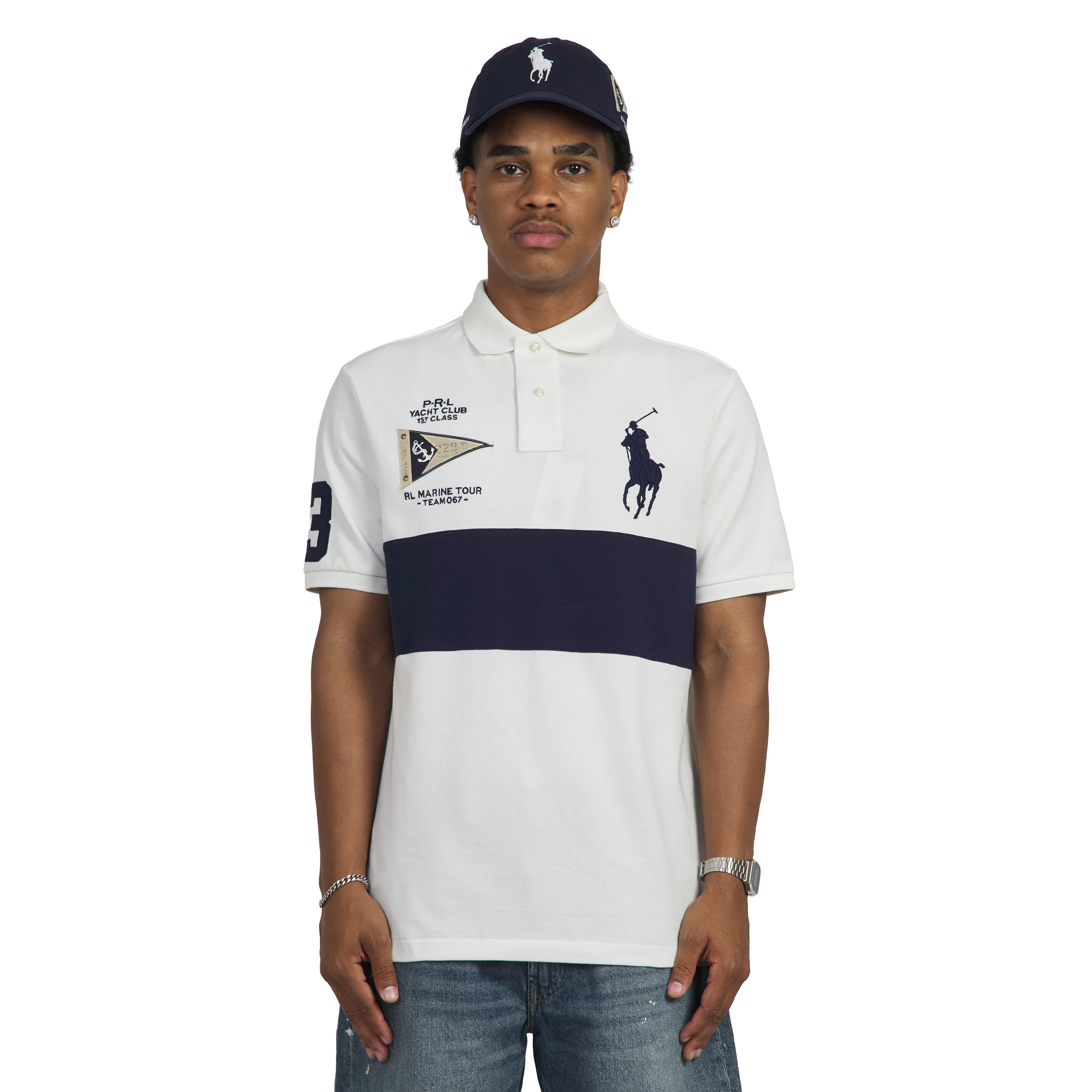 Yacht Club Patch Polo - Image 4